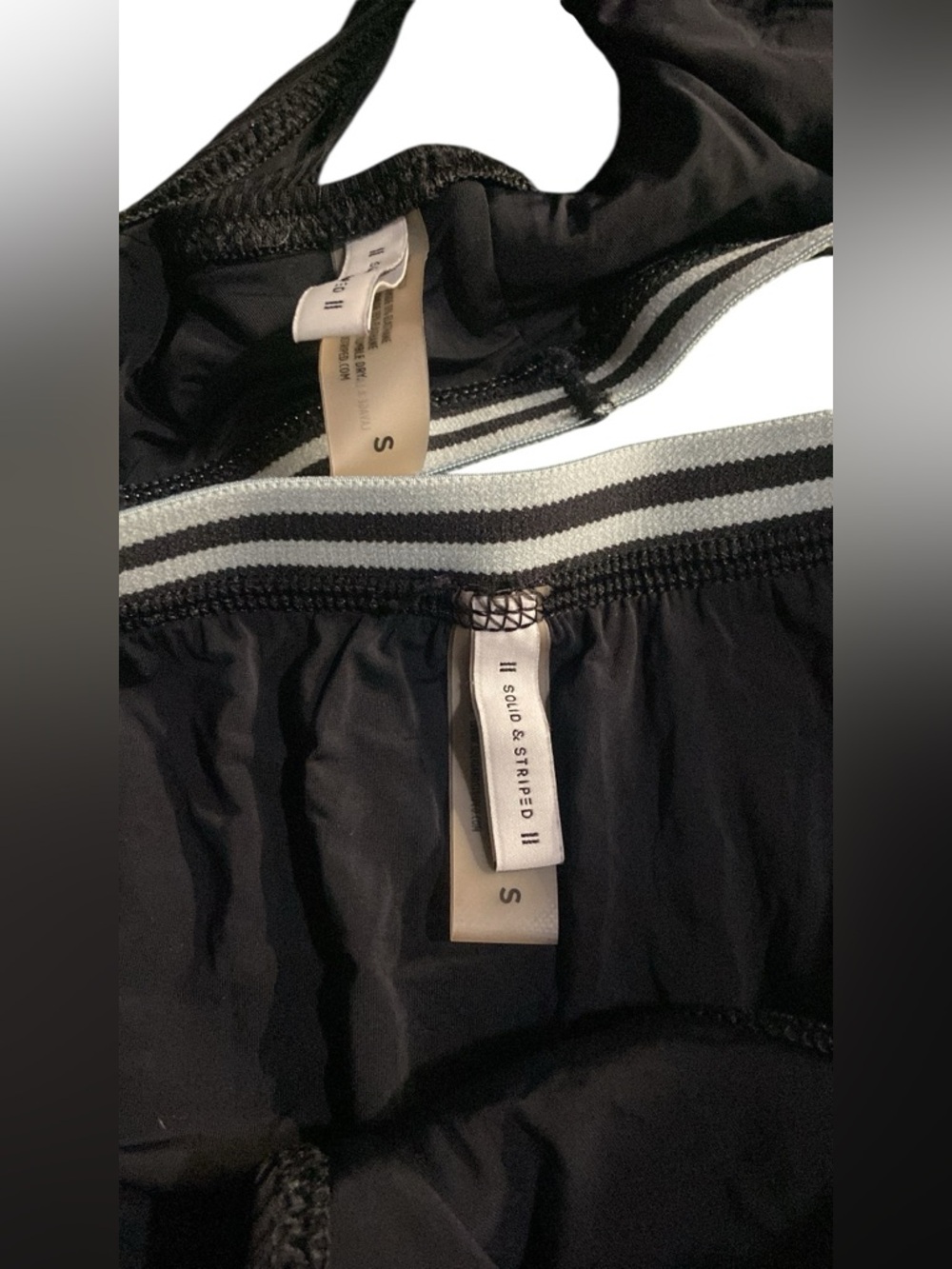 Solid & Striped Black Katie Bikini Top and Madison Bottom Size S - Picture 6 of 6